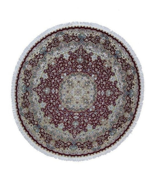 Persian  Tabriz HandKnotted Round  Rug 65/70K featured #7584857948330 