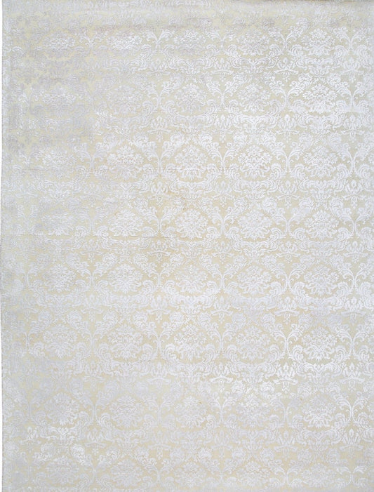 Indian Handmade Modern Wool And Silk Area rug