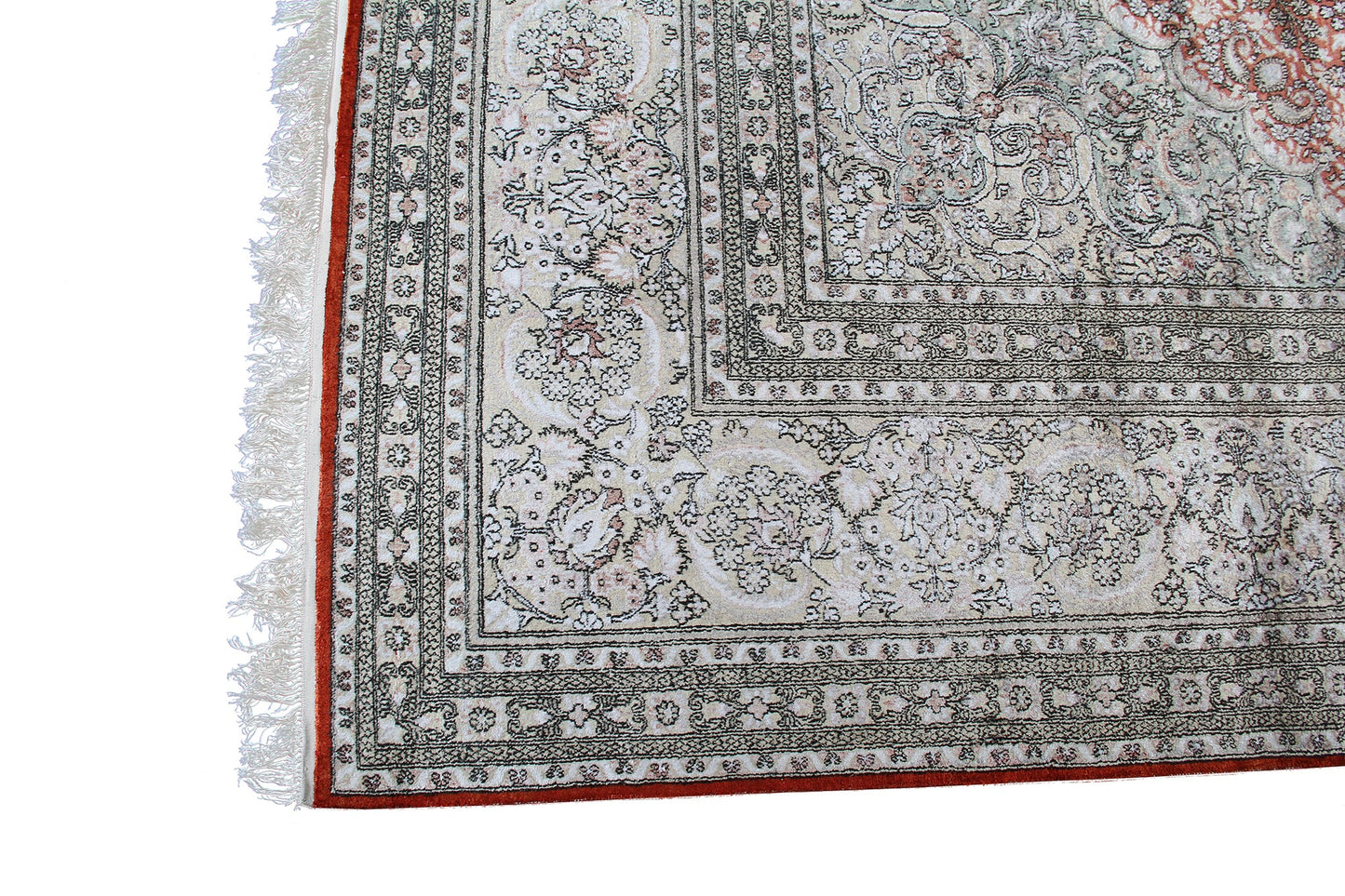 China Traditional Handmade Medallion Semi Antique Rug