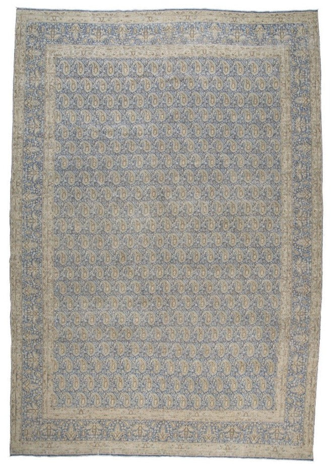 Traditional Persian Paisley Vintage Wool Area Rug
