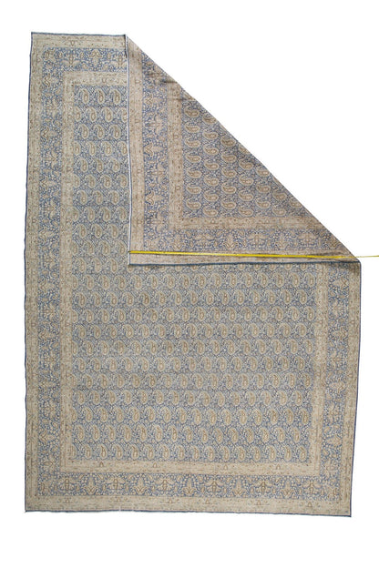 Traditional Persian Paisley Vintage Wool Area Rug-id6
