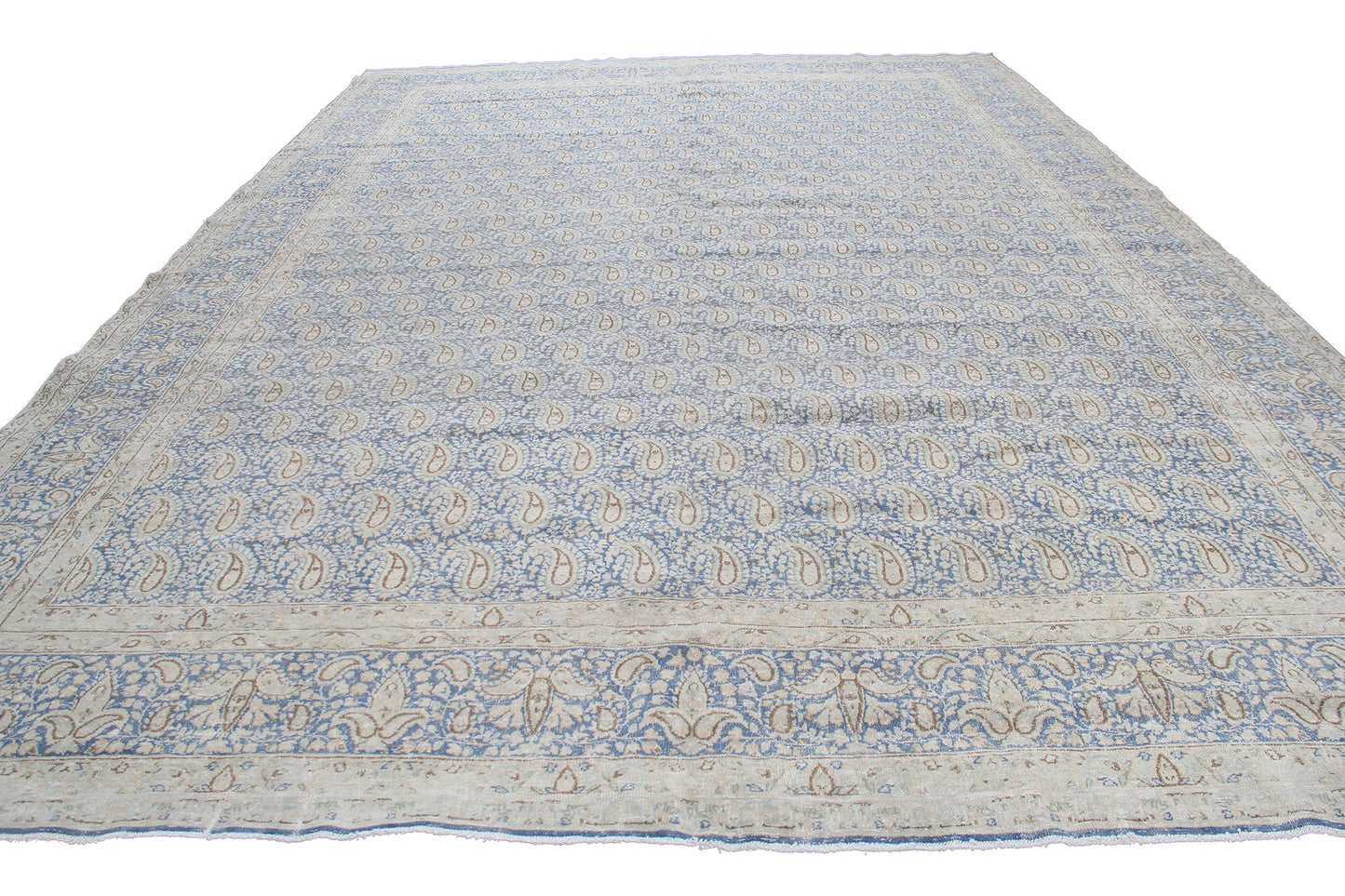 Traditional Persian Paisley Vintage Wool Area Rug product image #27555882696874