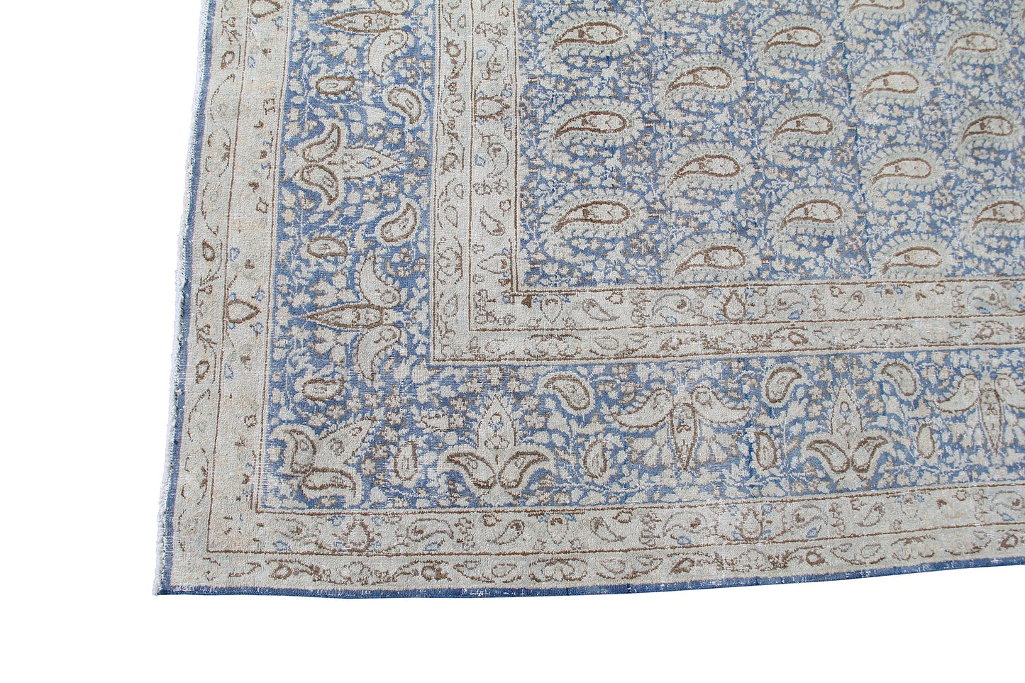 Traditional Persian Paisley Vintage Wool Area Rug