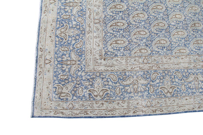 Traditional Persian Paisley Vintage Wool Area Rug-id9
