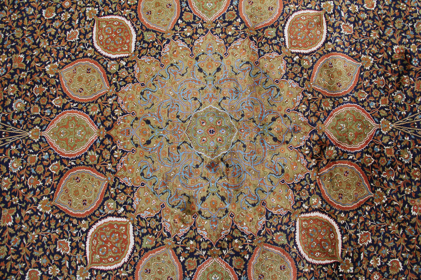 Ardabil Shaykh Safi  Kashmir  Pure Silk Carpet
