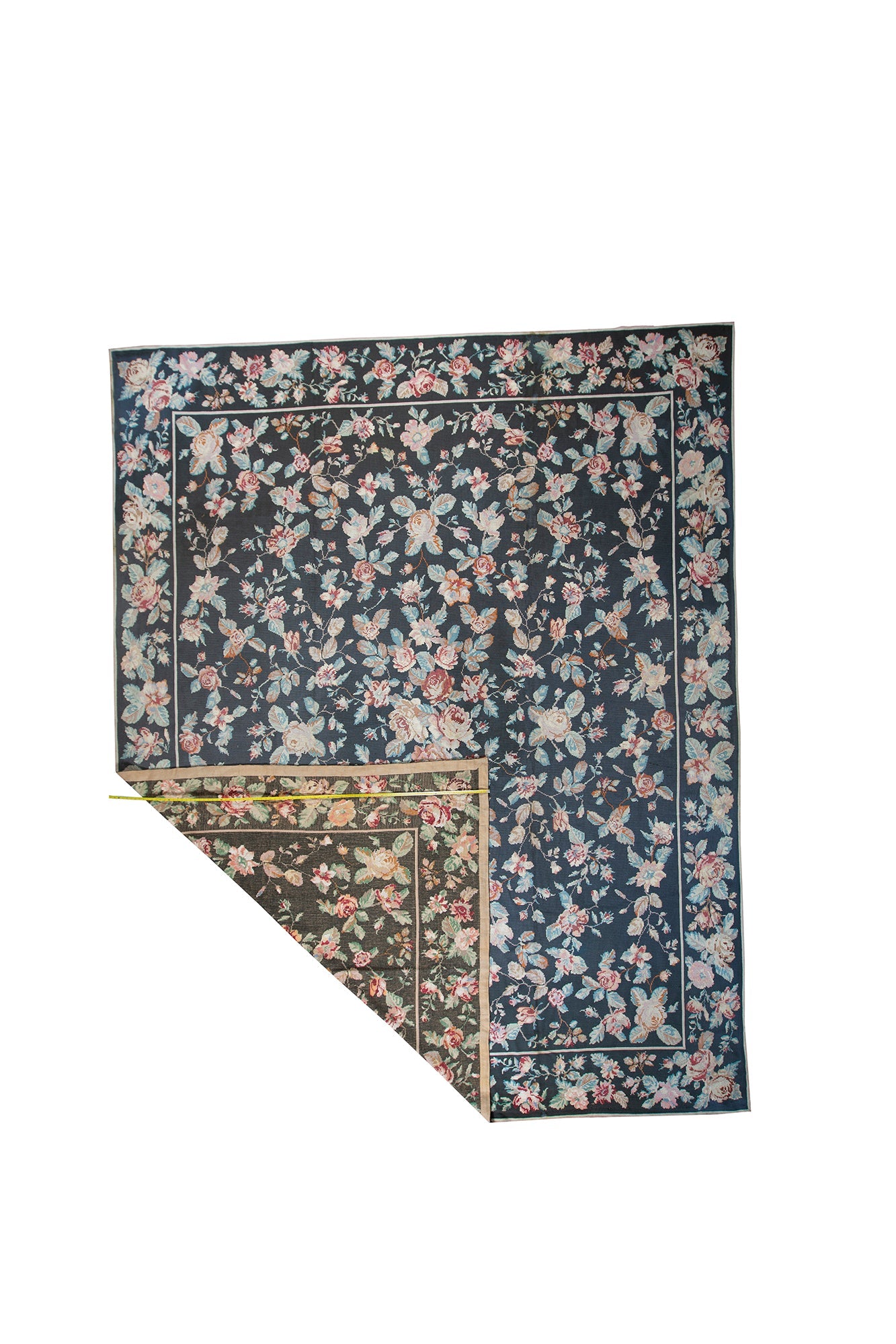 Portuguese Needlepoint  With a Floral Design