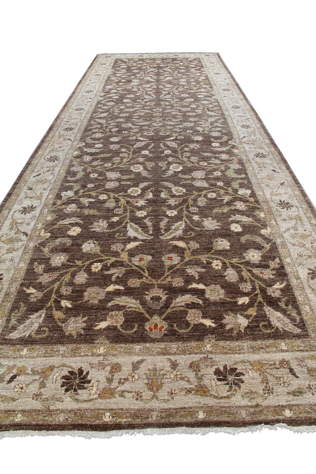Pakistani Fine Handmade Wool Runner Rug