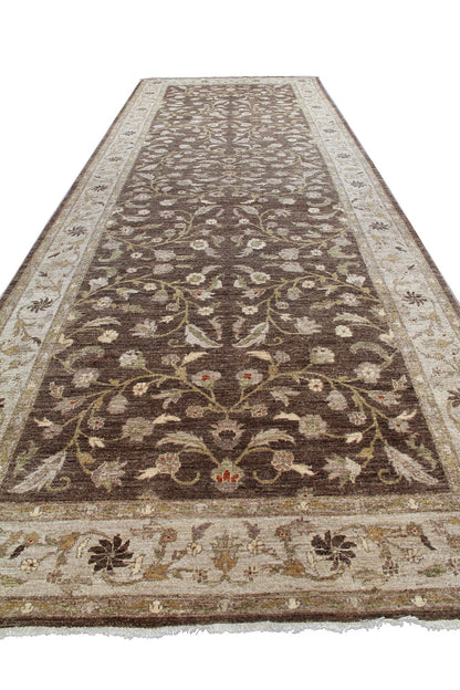 Pakistani Fine Handmade Wool Runner Rug