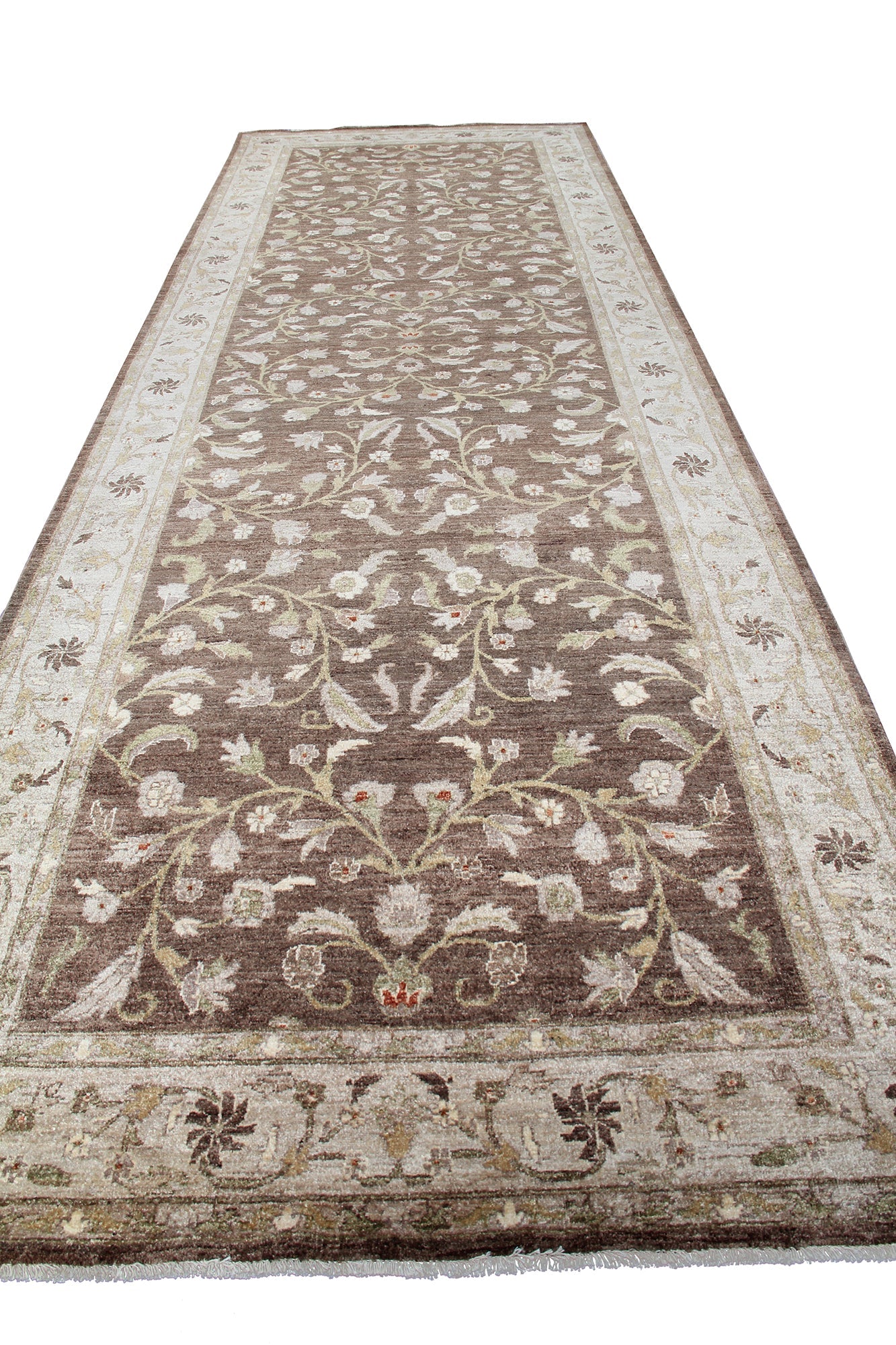 Pakistani Fine Handmade Wool Runner Rug