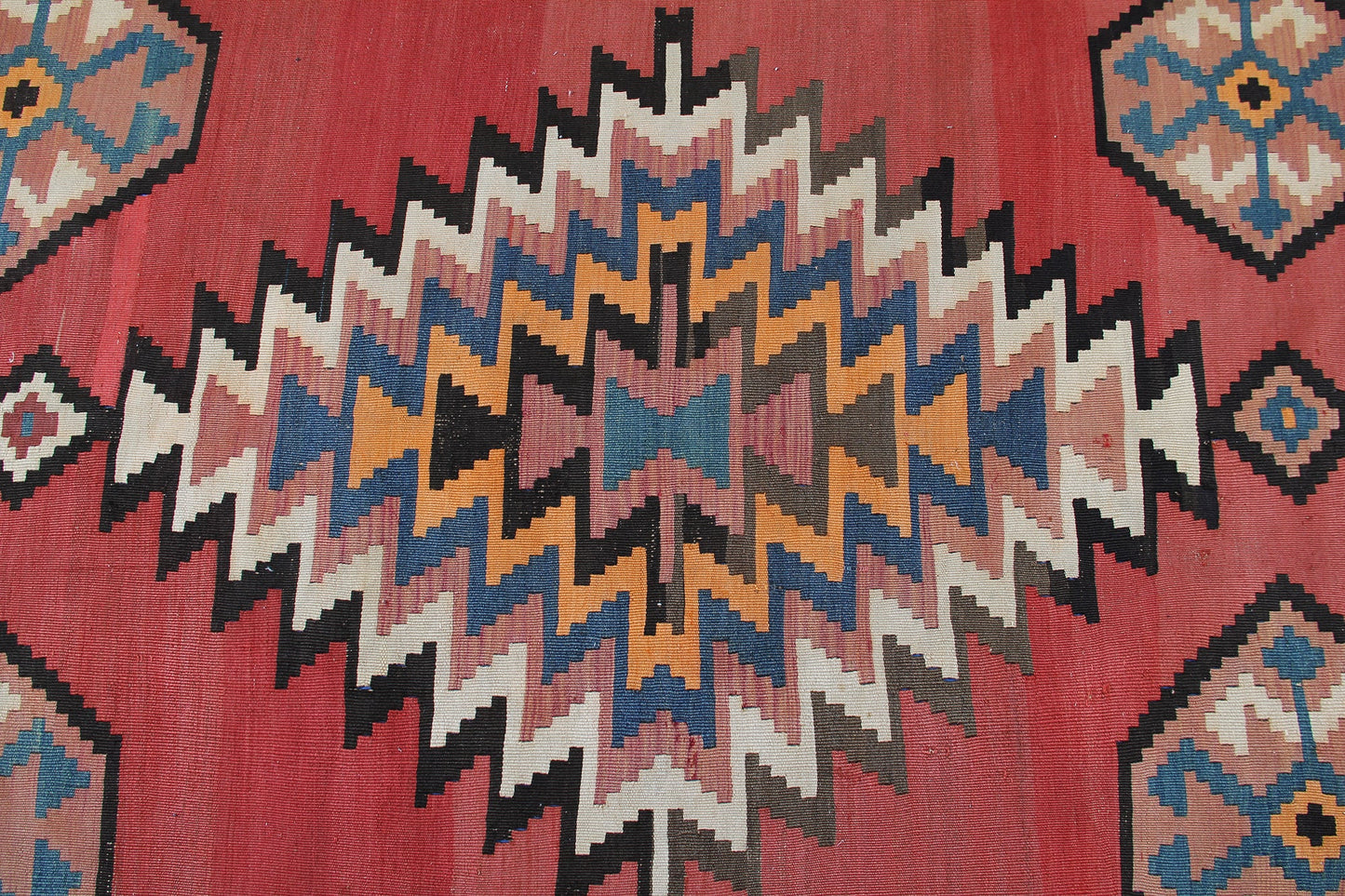 Persian Kilim Runner Rug With Geometric Traditional Design product image #27556510204074