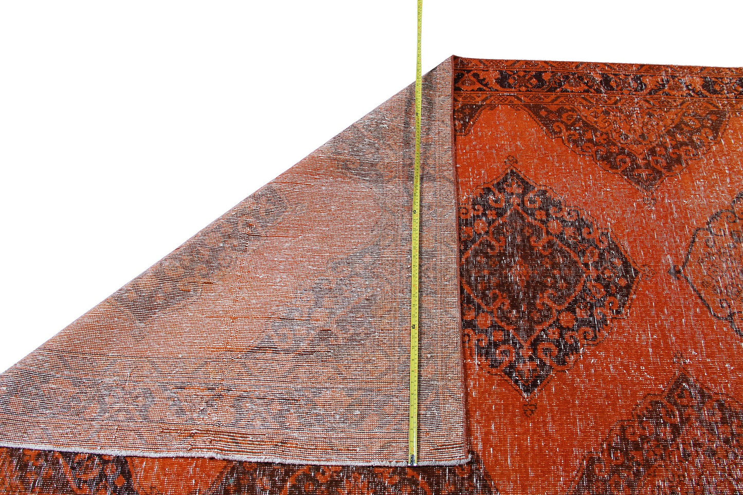 Turkish Vintage Distressed  Wool Runner Rug