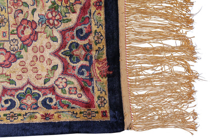 Persian Traditional Tree Of Life Handmade Pure Silk  Area Rug. Fifth Day Of Creation