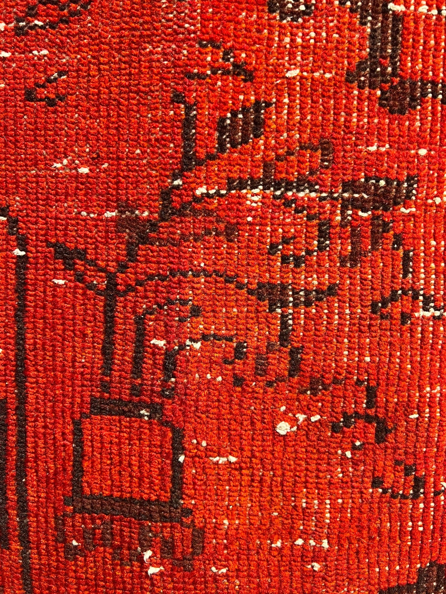 Turkish Fine Handmade Over-Dyed Wool Area Rug