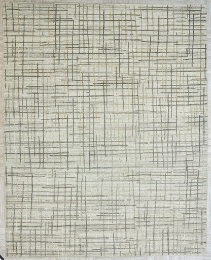 Indian Handmade Modern Abstract Wool Carpet