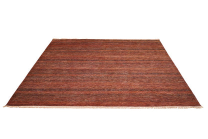 Indian Modern  Handmade Wool And Silk Area rug