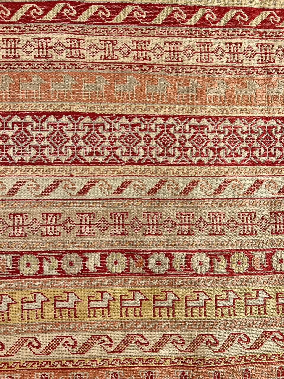Silk Persian Baluch Kilim Rug
