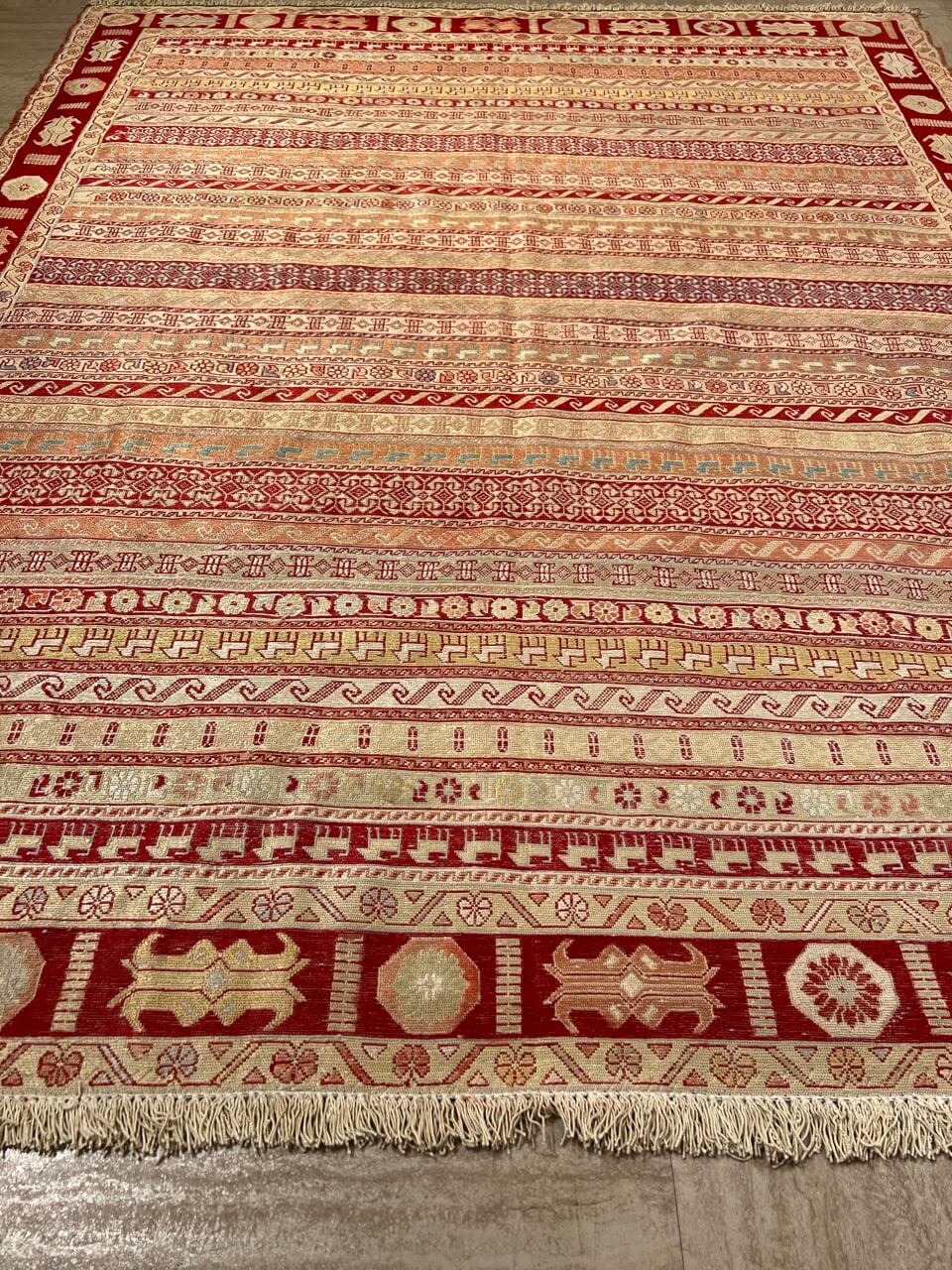 Silk Persian Baluch Kilim Rug
