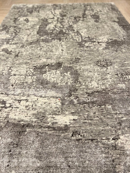 Fine Handmade Indian  Contemporary Wool And Silk Rug