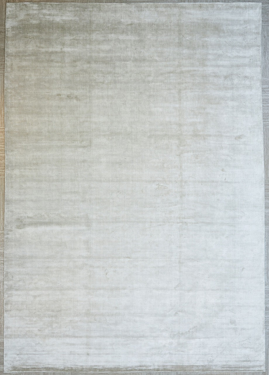 Indian Modern Beige Solid Silk Area Rug product image #27179800821930